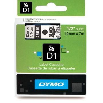45010 / S0720500 Dymo - noir, transparent - ruban cassette de marque