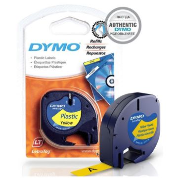 91202 / S0721620 Dymo - jaune - ruban cassette de marque