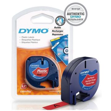 91203 / S0721630 Dymo - rouge - ruban cassette de marque