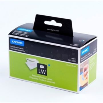 99011 / S0722380 Dymo - multipack 4 couleurs : jaune, vert, bleu, rose - rubans cassette de marque 99011 / S0722380 Dymo - multipack 4 couleurs : jaune, vert, bleu, rose - rubans cassette de marque