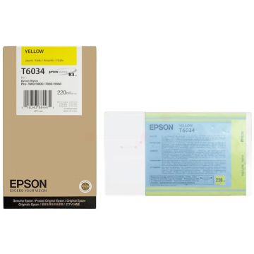 C13T603400 / T6034 Epson - jaune - cartouche de marque