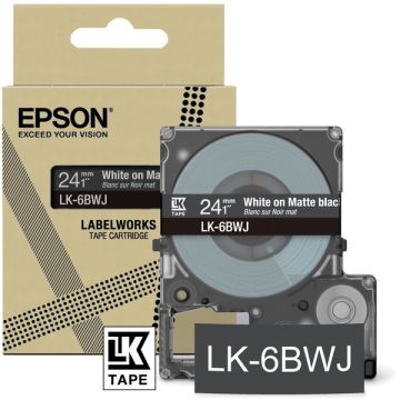 C53S672084 / LK-6BWJ Epson - noir, blanc - ruban cassette de marque