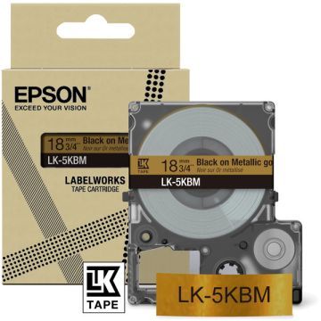 C53S672093 / LK-5KBM Epson - noir, or - ruban cassette de marque