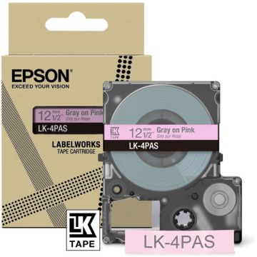 C53S672103 / LK-4PAS Epson - gris, rose - rouleau d'étiquettes de marque