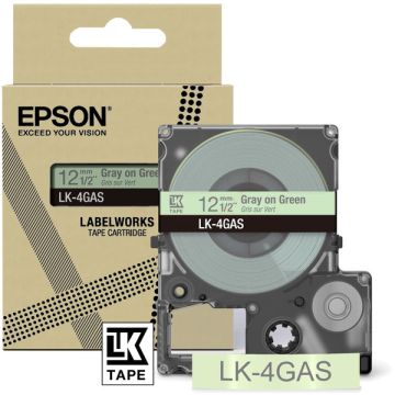 C53S672105 / LK-4GAS Epson - gris, vert - ruban cassette de marque