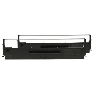 C13S015646 / 7753 Epson - noir - pack de 2 - rubans de marque