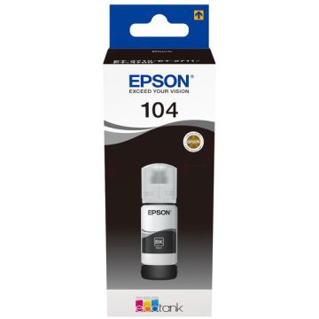 C13T00P140 / 104 Epson - noire - bouteille d'encre de marque