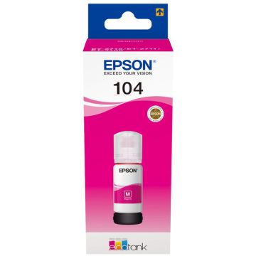 C13T00P340 / 104 Epson - magenta - bouteille d'encre de marque