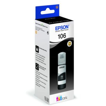 C13T00R140 / 106 Epson - noire - bouteille d'encre de marque