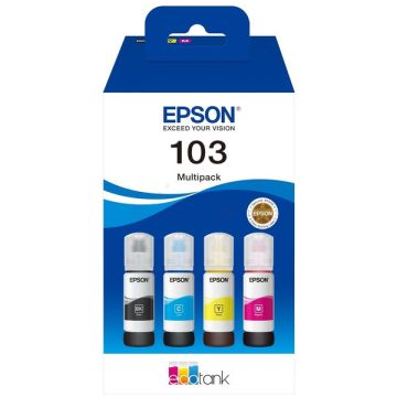 C13T00S64A / 103 Epson - multipack 4 couleurs : noire, cyan, magenta, jaune - cartouches d&#039;encre de marque