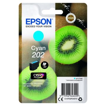 C13T02F24010 / 202 Epson - cyan - cartouche de marque