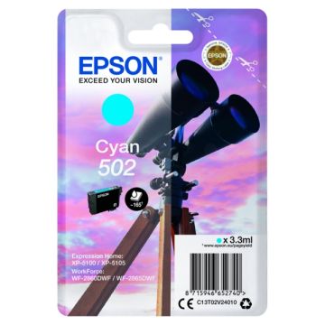C13T02V24010 / 502 Epson - cyan - cartouche de marque