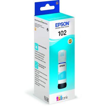 C13T03R240 / 102 Epson - cyan - bouteille d'encre de marque