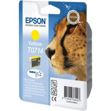 C13T07144012 / T0714 Epson - jaune - cartouche de marque