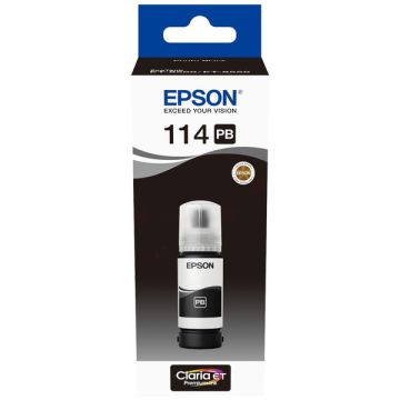 C13T07B140 / 114 Epson - noire - bouteille d'encre de marque