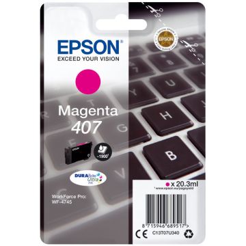 C13T07U340 / 407 Epson - magenta - cartouche de marque