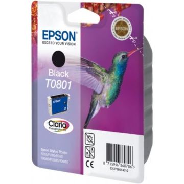 C13T08014011 / T0801 Epson - noire - cartouche de marque