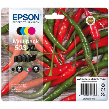 C13T09R64010 / 503XL Epson - multipack 4 couleurs : noire, cyan, magenta, jaune - cartouches d&#039;encre de marque