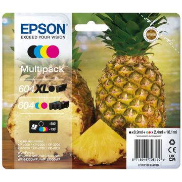 C13T10H94010 / 604XL/604 Epson - multipack 4 couleurs : noire, cyan, magenta, jaune - cartouches d&#039;encre de marque