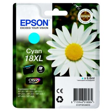 C13T18124010 / 18XL Epson - cyan - cartouche de marque