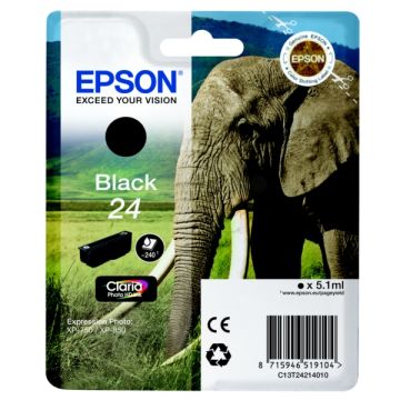 C13T24214012 / 24 Epson - noire - cartouche de marque