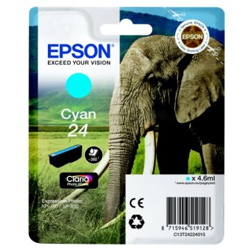 C13T24224012 / 24 Epson - cyan - cartouche de marque
