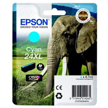 C13T24324010 / 24XL Epson - cyan - cartouche de marque