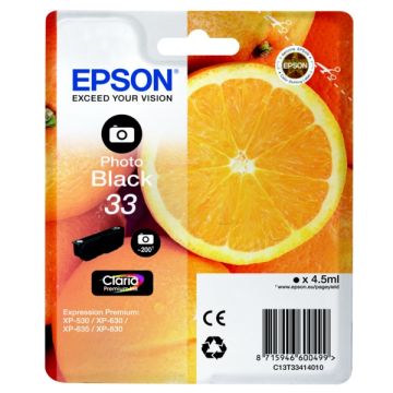 C13T33414010 / 33 Epson - noire - cartouche de marque C13T33414010 / 33 Epson - noire - cartouche de marque