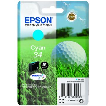 C13T34624010 / 34 Epson - cyan - cartouche de marque