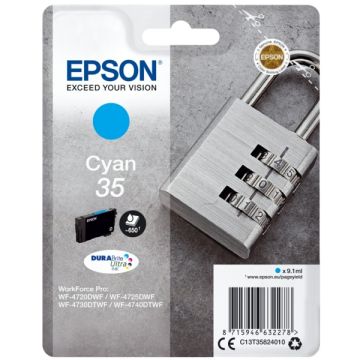 C13T35824010 / 35 Epson - cyan - cartouche de marque