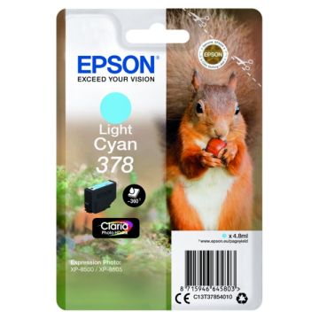 C13T37854010 / 378 Epson - cyan photo - cartouche de marque