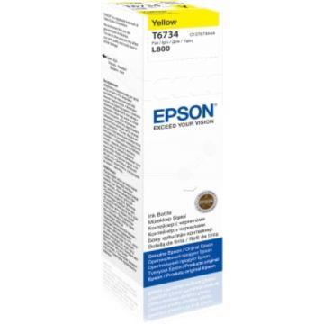 C13T67344A / T6734 Epson - jaune - bouteille d'encre de marque
