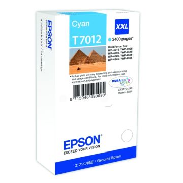 C13T70124010 / T7012 Epson - cyan - cartouche de marque