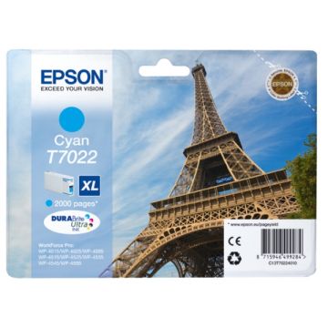 C13T70224010 / T7022 Epson - cyan - cartouche de marque
