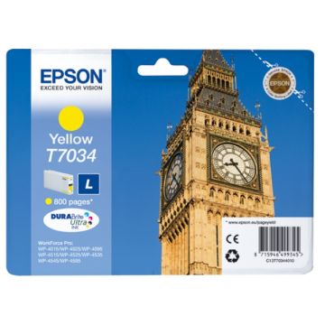 C13T70344010 / T7034 Epson - jaune - cartouche de marque