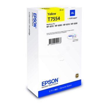 C13T755440 / T7554 Epson - jaune - cartouche de marque