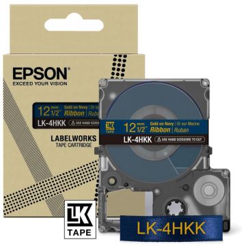 C53S654002 / LK-4HKK Epson - bleu, or - ruban de marque