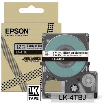 C53S672065 / LK-4TBJ Epson - noir, transparent - rouleau d'étiquettes de marque C53S672065 / LK-4TBJ Epson - noir, transparent - rouleau d'étiquettes de marque