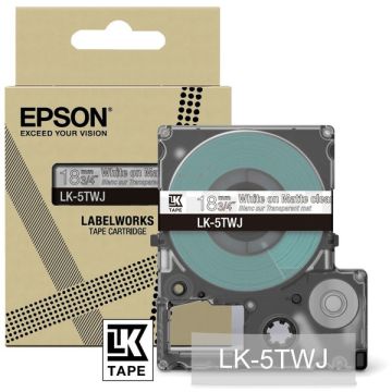 C53S672069 / LK-5TWJ Epson - transparent, blanc - rouleau d'étiquettes de marque