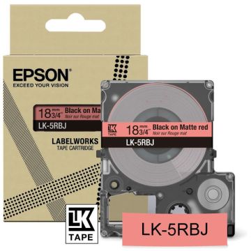 C53S672072 / LK-5RBJ Epson - noir, rouge - rouleau d'étiquettes de marque