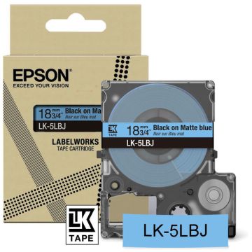 C53S672081 / LK-5LBJ Epson - noir, bleu - ruban cassette de marque