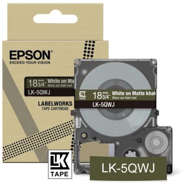 C53S672089 / LK-5QWJ Epson - blanc - ruban cassette de marque