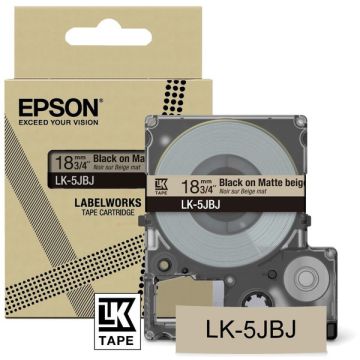 C53S672091 / LK-5JBJ Epson - noir - rouleau d'étiquettes de marque