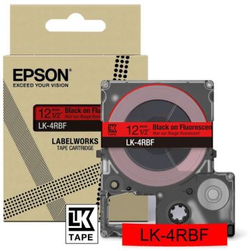 C53S672099 / LK-4RBF Epson - noir, rouge - rouleau d'étiquettes de marque