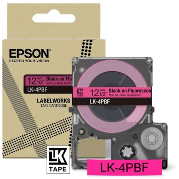 C53S672100 / LK-4PBF Epson - noir, rose - ruban cassette de marque