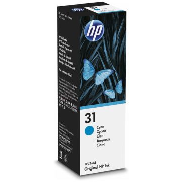 1VU26AE / 31 HP - cyan - cartouche de marque