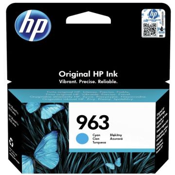 3JA23AE / 963 HP - cyan - cartouche de marque