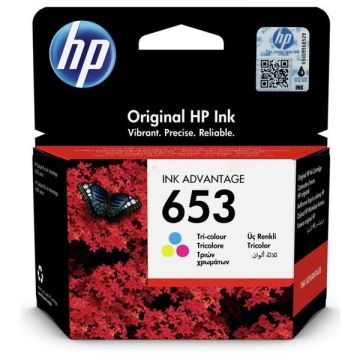 3YM74AE / 653 HP - multicouleur - cartouche de marque