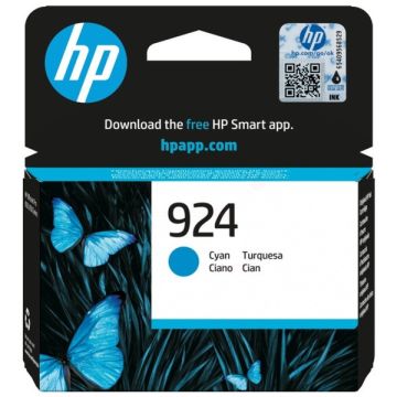 4K0U3NE / 924 HP - cyan - cartouche de marque