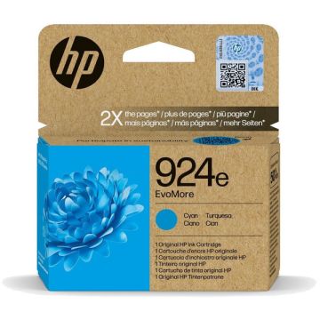 4K0U7NE / 924E HP - cyan - cartouche de marque
